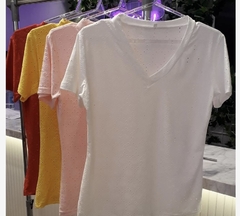 REMERAS BRODERIE ELASTIZADO - tienda online