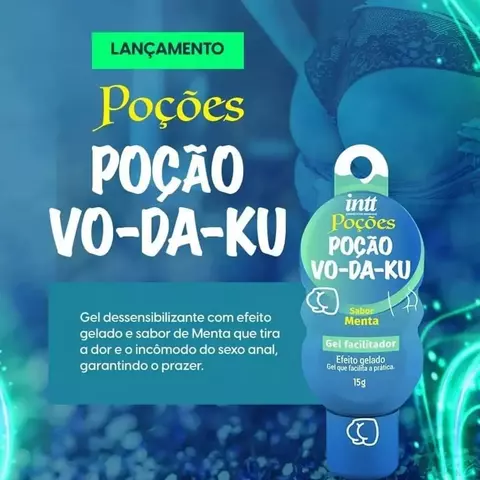Vo-Da-Ku Gel Facilitador com Efeito Gelado - Sabor Menta - comprar online