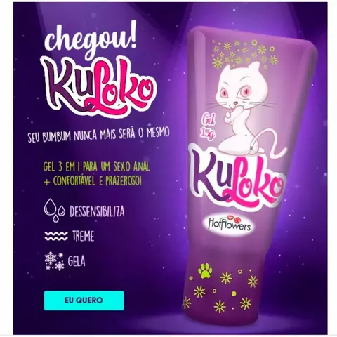 Kuloko Gel Dessensibilizante e Excitante Anal