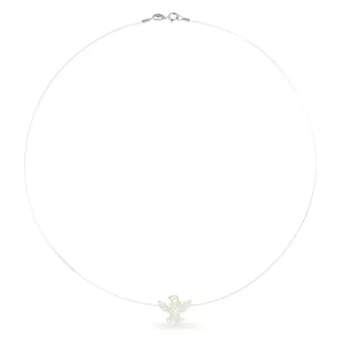 Colar Espirito Santo madrepérola fio de nylon 45cm - comprar online