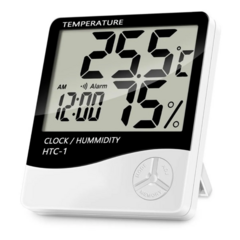 Despertador Digital con Medidor de Temperatura y Humedad - iLion Store