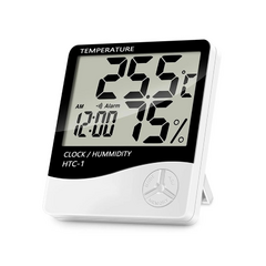 Despertador Digital con Medidor de Temperatura y Humedad - comprar online