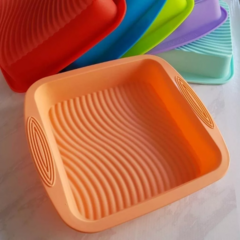 Molde Silicona Para Airfryer Torta Reposteria Antiadherente