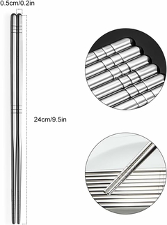 Palitos Chinos Metalicos - tienda online