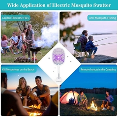 Raqueta Mata Mosquitos con Luz UV - tienda online