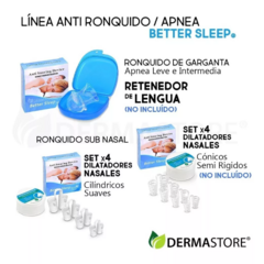 Kit x4 Dilatadores Nasales Antirronquidos Red