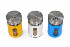 Salero de Vidrio con Tapa Metalica - iLion Store