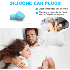 Protector Auditivo Tapones Oido Silicona Para Agua Y Ruido