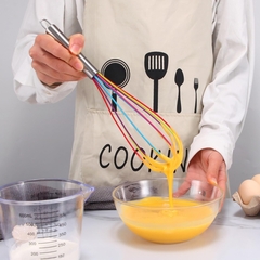Imagen de Batidor de Silicona 30cm Mango Acero Inox
