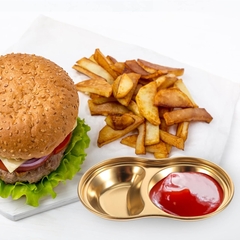 Plato para Aderezos de Acero Inoxidable - iLion Store