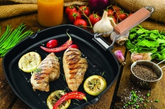 Sarten Plancha Rectangular 28x24cm Antiadherente Mango Plegable - tienda online