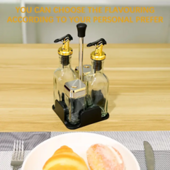 Set Condimentero 5 Piezas Dorado - comprar online