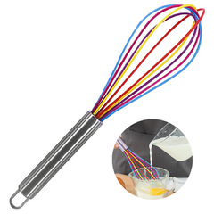 Batidor de Silicona 30cm Mango Acero Inox - comprar online