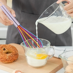 Batidor de Silicona 26cm Mango Acero Inox