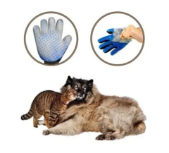 Imagen de Guante Para Peinar Saca Pelos Perro Gato Pelusa Animales