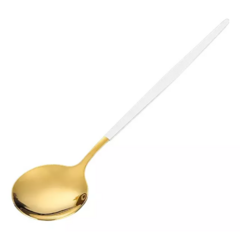 Set x4 Cucharas Largas 21cm Doradas - iLion Store