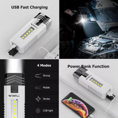 Linterna para Manubrio con Power Bank Portatil - iLion Store
