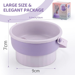 Cesta Limpia Brochas Pinceles Maquillaje Silicona Colgar - iLion Store