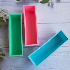 Molde de Silicona Rectangular Liso - comprar online