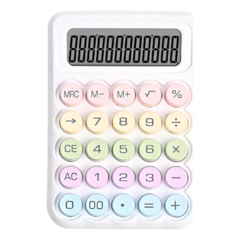 Calculadora Teclas Redondas 12 Digitos Blanco en internet