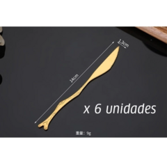 X6 Cuchillo Untador Mango de Rama - tienda online