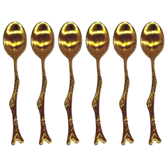 X6 Cucharitas de Te Mango Ramas - tienda online