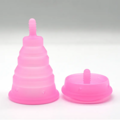 Copa Menstrual De Silicona Plegable Con Estuche Ecológica - iLion Store
