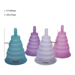Imagen de Copa Menstrual De Silicona Plegable Con Estuche Ecológica