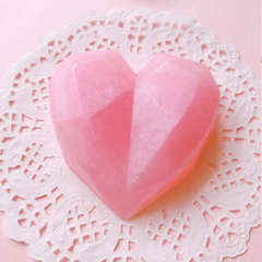 Molde Silicona 6 Corazones de Diamante - comprar online