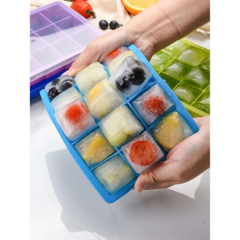 Cubetera de Silicona con Tapa 15 Cubitos - iLion Store