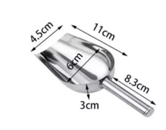 Cuchara Hielera de Acero Inoxidable - comprar online