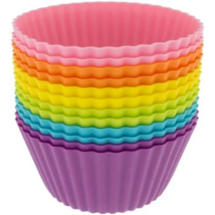 X12 Moldes para Muffins de Silicona