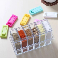 Set 6 Especieros con Recipiente - tienda online