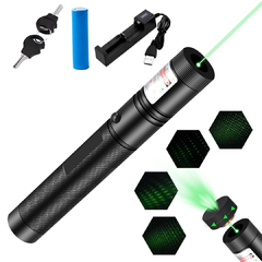 Puntero Laser 500 Mw Verde 303 Pila Recargable Cargador 220v - iLion Store