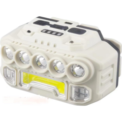 Linterna Minero Recargable 1 COB + 5 Leds - iLion Store
