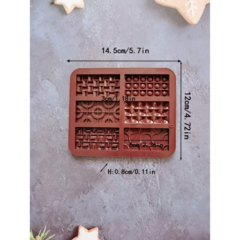 Molde de Silicona 6 Barras - iLion Store