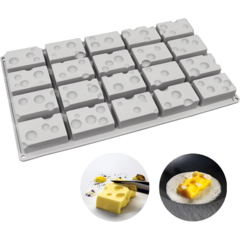 Molde de Silicona con Forma de Quesos