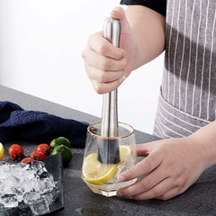 Mortero de Acero Inox con Punta de Nylon