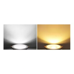 Panel Led Techo Plafón Redondo 9w Cálido Frio - tienda online