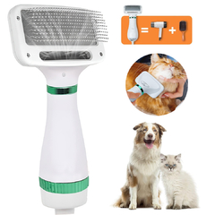 Cepillo Secador Quita Pelos Pelusas Mascotas 2 En 1 Masajes - comprar online