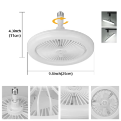 Ventilador con Luz Rosca E27 - comprar online