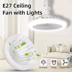 Ventilador con Luz Rosca E27 en internet