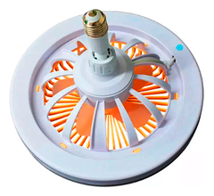 Ventilador con Luz Rosca E27