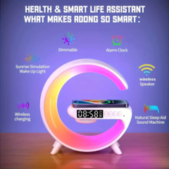 Velador de Escritorio RGB con Cargador Inalambrico - comprar online