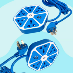 Zapatilla Hexagonal Multipuertos en internet