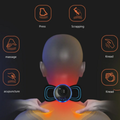 Mini Masajeador De Cuello Espalda Electrodos Recargable - comprar online