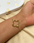 Pulseira Trevo Dourado