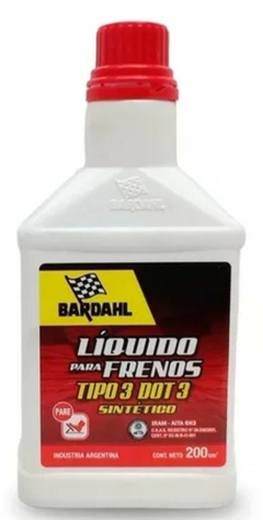 LIQUIDO DE FRENOS TIPO 3 DOT 3 (200ML)
