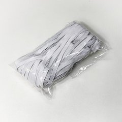 Elástico Chato 7mm Branco