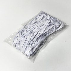 Elástico Chato 6mm Branco